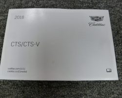 2018 Cadillac CTS & CTS-V Owner's Manual