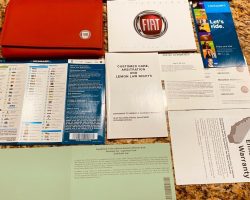 2018 Fiat 124 Spider Owner's Manual Set