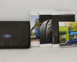 2018 Ford EcoSport Owner's Manual Set