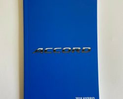 2018 Honda Accord Hybrid Owner's Manual