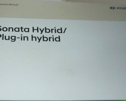 2018 Hyundai Sonata Hybrid Owner's Manual
