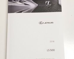 2018 Lexus LS500 Owner's Manual