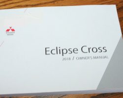 2018 Mitsubishi Eclipse Cross Owner's Manual