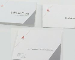 2018 Mitsubishi Eclipse Cross Owner's Manual Set