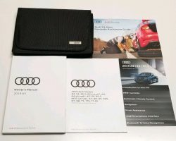 2019 Audi A3, S3 & RS3 Owner's Manual Set