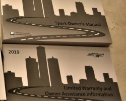 2019 Chevrolet Spark Owner's Manual Set