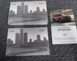 2019 Chevrolet Blazer Owner's Manual Set