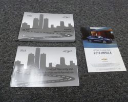 2019 Chevrolet Impala Owner's Manual Set