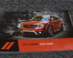 2019 Dodge Journey Owner's Manual User Guide