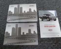 2019 GMC Canyon & Canyon Denali Owner's Manual Set