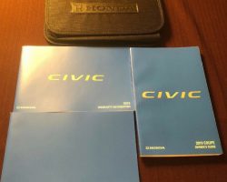 2019 Honda Civic Coupe Owner's Manual Set