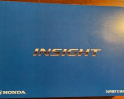 2019 Honda Insight Owner's Manual