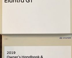 2019 Hyundai Elantra GT Owner's Manual Set