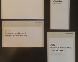 2019 Hyundai Veloster Owner's Manual Set