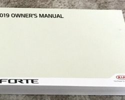 2019 Kia Forte Owner's Manual
