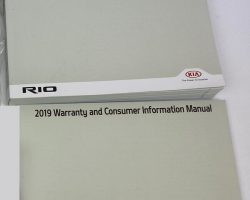 2019 Kia Rio Owner's Manual Set