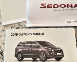 2019 Kia Sedona Owner's Manual Set