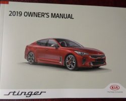 2019 Kia Stinger Owner's Manual