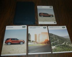 2019 Land Rover Discovery Owner's Operator Manual User Guide Set
