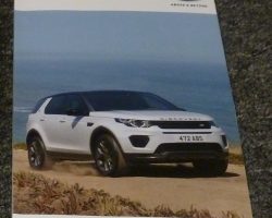 2019 Land Rover Discovery Sport Owner's Operator Manual User Guide