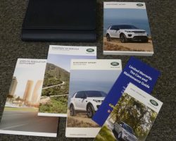2019 Land Rover Discovery Sport Owner's Operator Manual User Guide Set