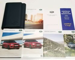 2019 Land Rover Range Rover Sport Owner's Operator Manual User Guide Set