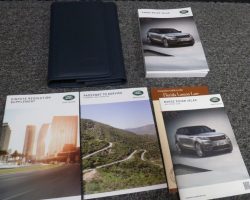 2019 Land Rover Range Rover Velar Owner's Operator Manual User Guide Set