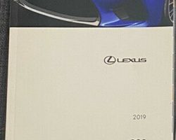 2019 Lexus RC F Owner's Manual
