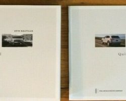 2019 Lincoln Nautilus Owner's Manual Set