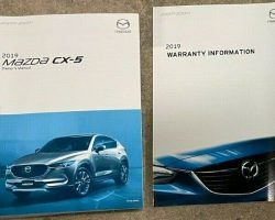 2019 Mazda CX-5 Owner's Manual Set