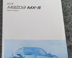 2019 Mazda MX-5 Miata Owner's Manual