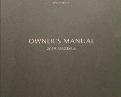 2019 Mazda6 Owner's Manual