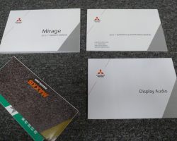 2019 Mitsubishi Mirage Owner's Manual Set