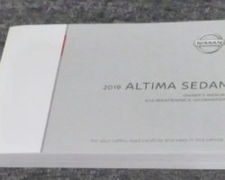2019 Nissan Altima Owner's Manual