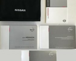 2019 Nissan Armada Owner's Manual Set