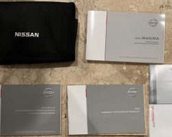 2019 Nissan Maxima Owner's Manual Set