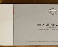 2019 Nissan Murano Owner's Manual