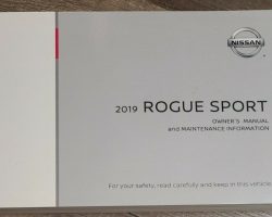 2019 Nissan Rogue Sport Owner's Manual