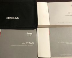 2019 Nissan Titan Owner's Manual Set