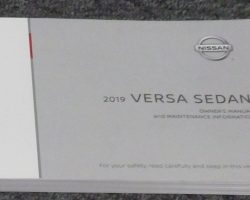 2019 Nissan Versa Owner's Manual