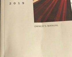 2019 Toyota Avalon Hybrid Owner's Manual