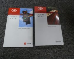 2019 Toyota Camry Owner's Manual Set