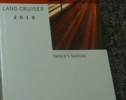 2019 Toyota Land Cruiser Owner's Manual
