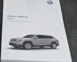 2019 Volkswagen Atlas Owner's Manual