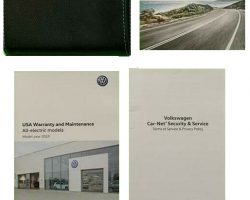 2019 Volkswagen e-Golf Owner's Manual Set