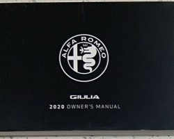 2020 Alfa Romeo Giulia Owner's Manual