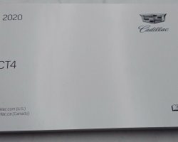 2020 Cadillac CT4 Owner's Manual