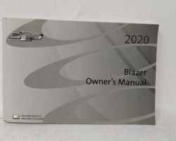 2020 Chevrolet Blazer Owner's Manual