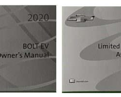 2020 Chevrolet Bolt EV Owner's Manual Set