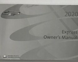 2020 Chevrolet Express Owner's Manual